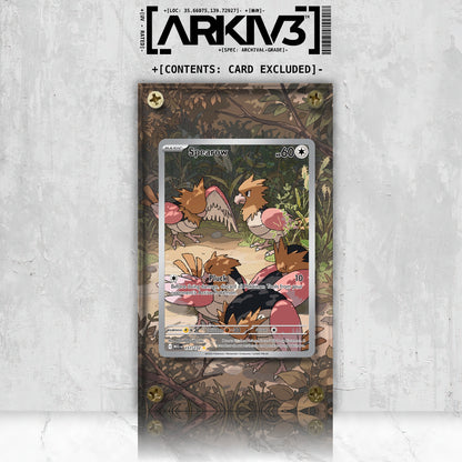 [UNIT: 151/132] // Spearow Extended Art Display Case - Raw
