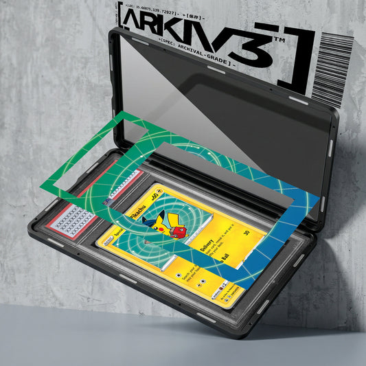 ARKIV3 PSA graded exploded mockup
