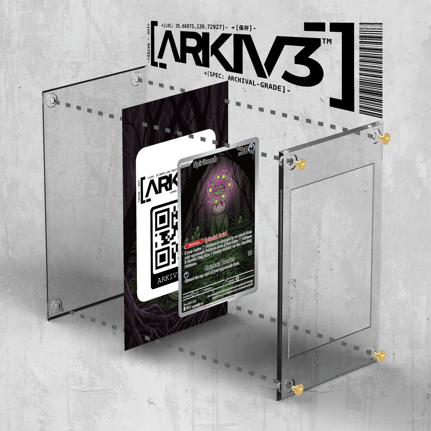[UNIT: 148/132] // Spiritomb Extended Art Display Case - Raw