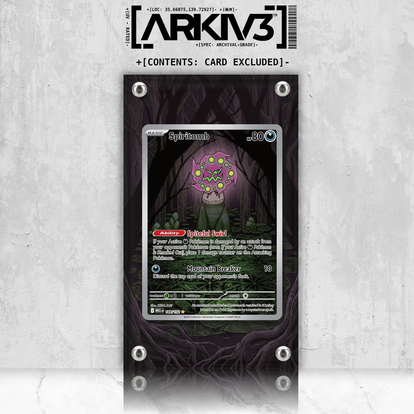 [UNIT: 148/132] // Spiritomb Extended Art Display Case - Raw