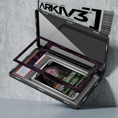 ARKIV3 PSA graded exploded mockup