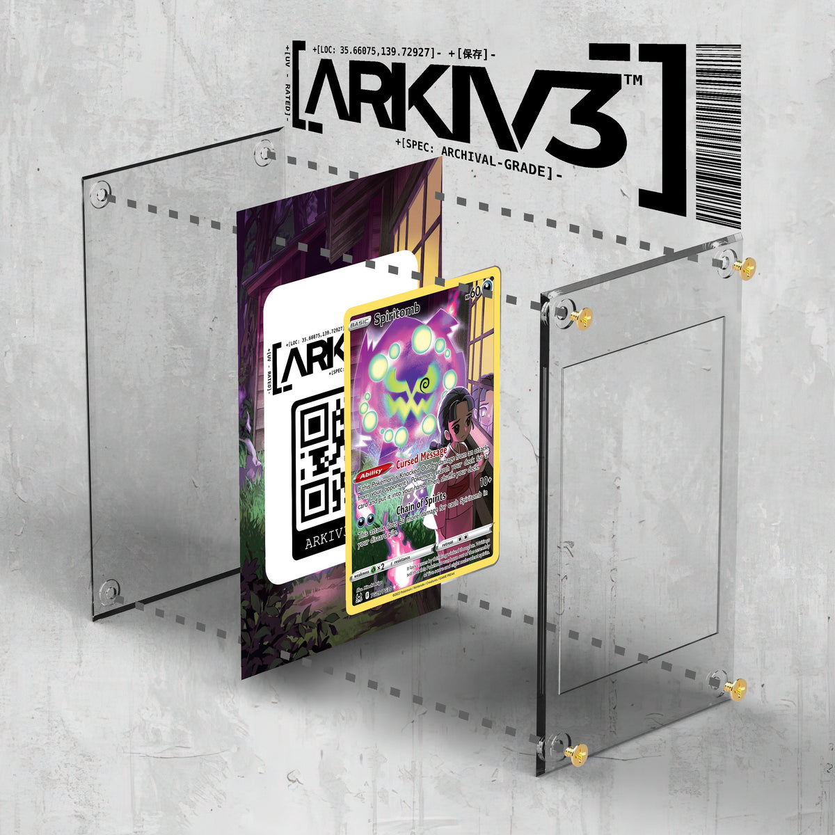 [UNIT: TG09/TG30] // Spiritomb Extended Art Display Case - Raw