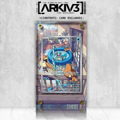 [UNIT: 148/142] // Squirtle Extended Art Display Case - Raw