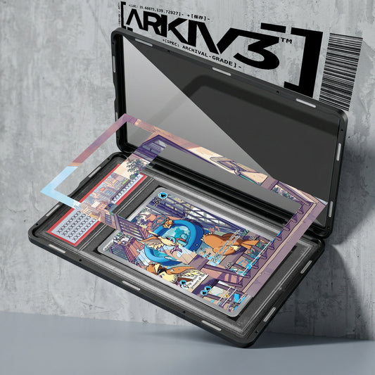 ARKIV3 PSA graded exploded mockup