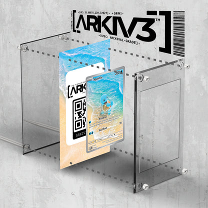 [UNIT: 170/165] // Squirtle Extended Art Display Case - Raw