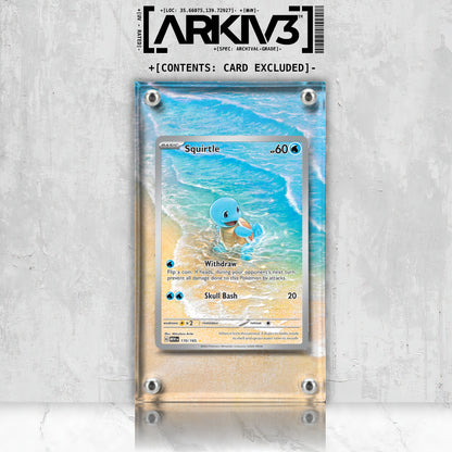 [UNIT: 170/165] // Squirtle Extended Art Display Case - Raw