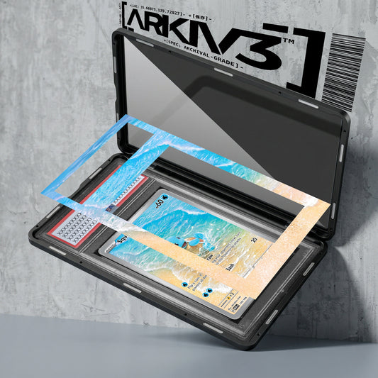 ARKIV3 PSA graded exploded mockup