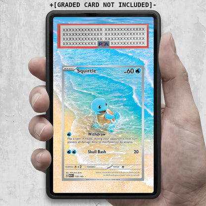 [UNIT: 170/165] // Squirtle Extended Art Display Case - Graded
