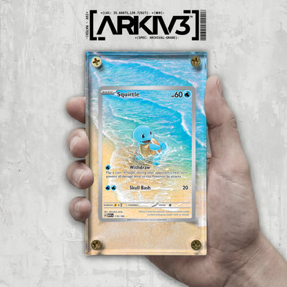 [UNIT: 170/165] // Squirtle Extended Art Display Case - Raw
