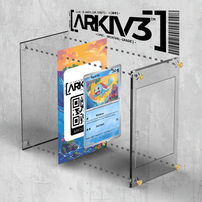 [UNIT: 007/165] // Squirtle [Pokemon Center] Extended Art Display Case - Raw