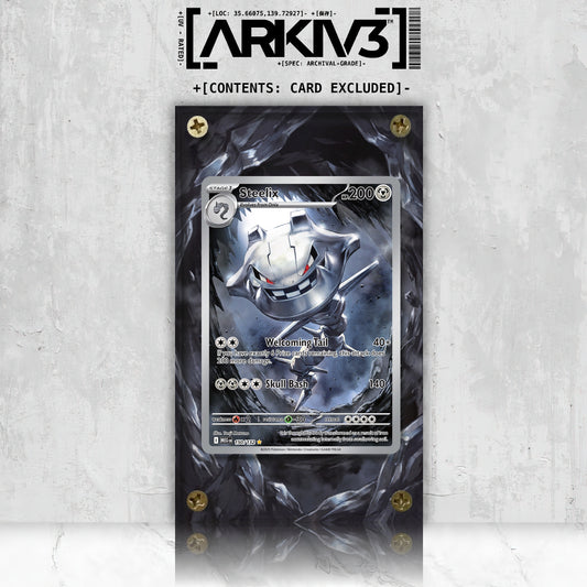 [UNIT: 150/132] // Steelix Extended Art Display Case - Raw