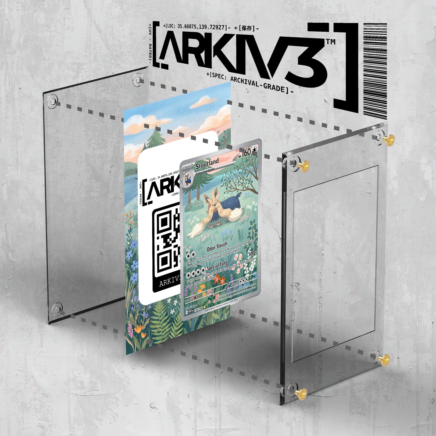[UNIT: 156/86] // Stoutland Extended Art Display Case - Raw