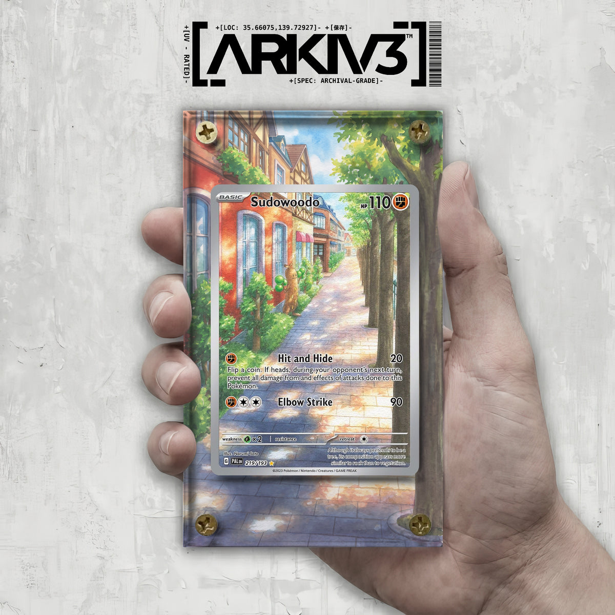 [UNIT: 219/193] // Sudowoodo Extended Art Display Case - Raw