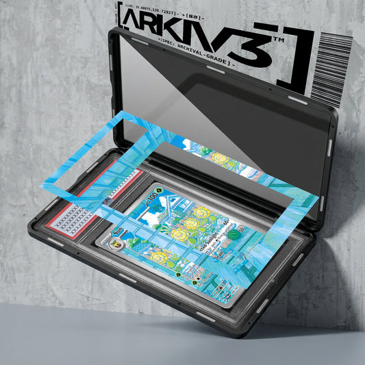 ARKIV3 PSA graded exploded mockup