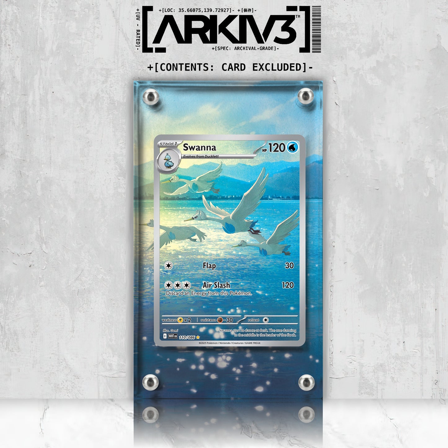 [UNIT: 110/86] // Swanna Extended Art Display Case - Raw