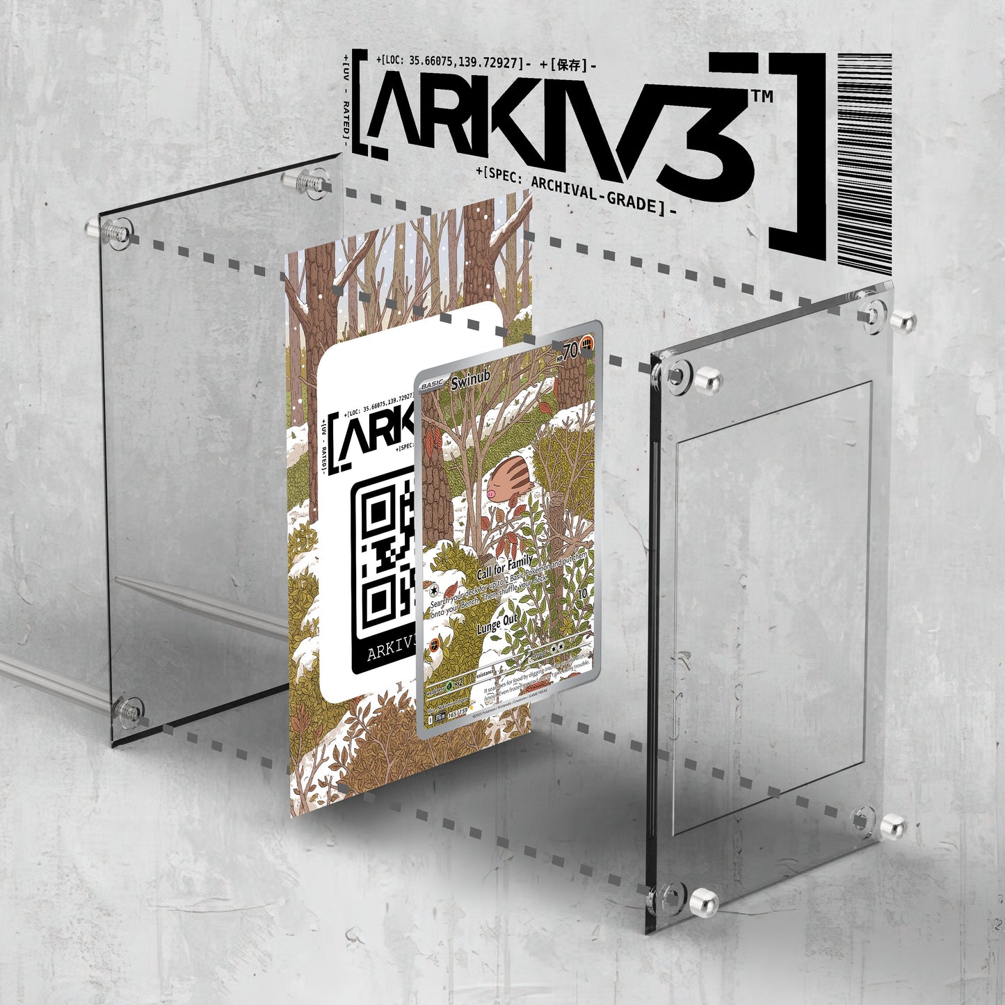 [UNIT: 165/159] // Swinub Extended Art Display Case - Raw