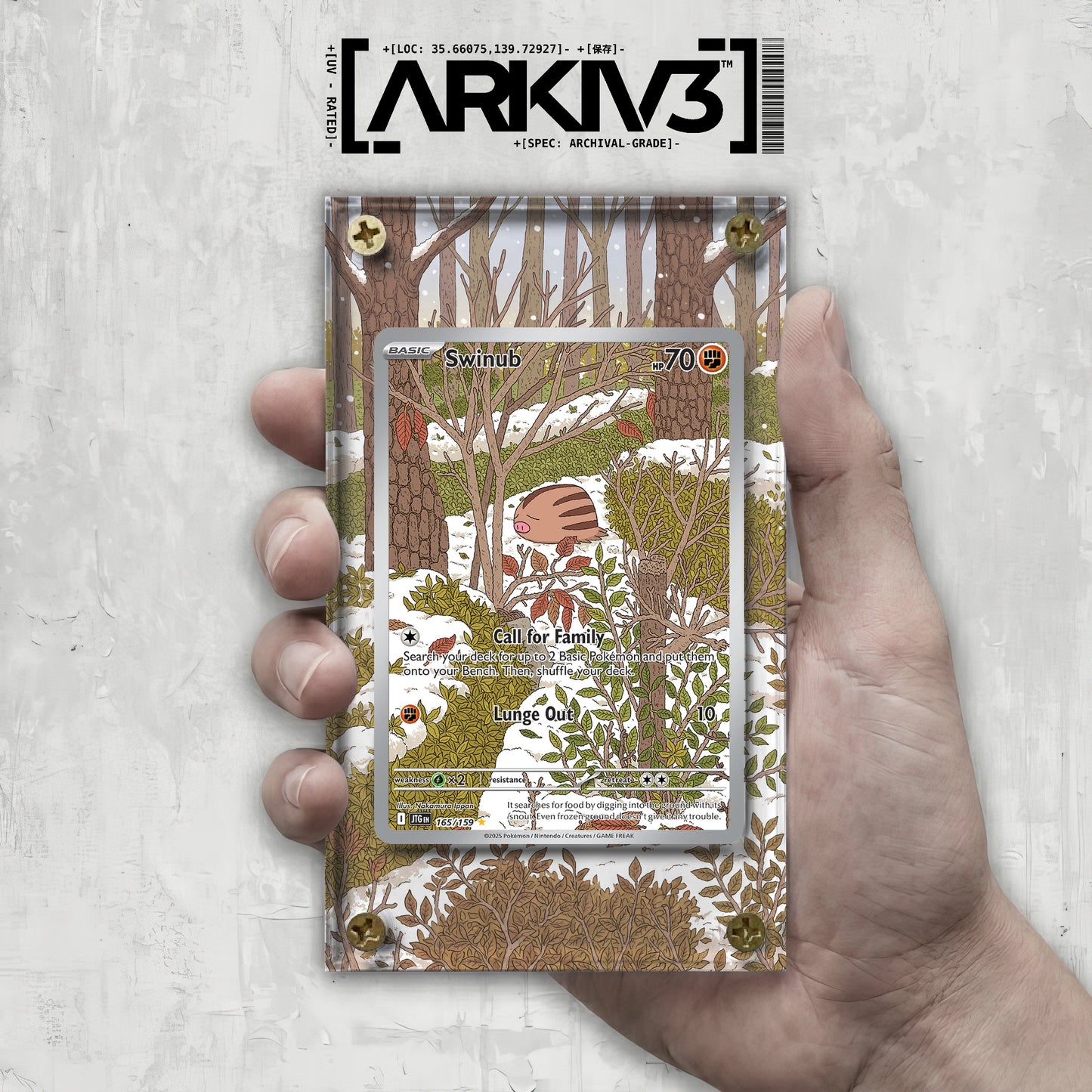 [UNIT: 165/159] // Swinub Extended Art Display Case - Raw