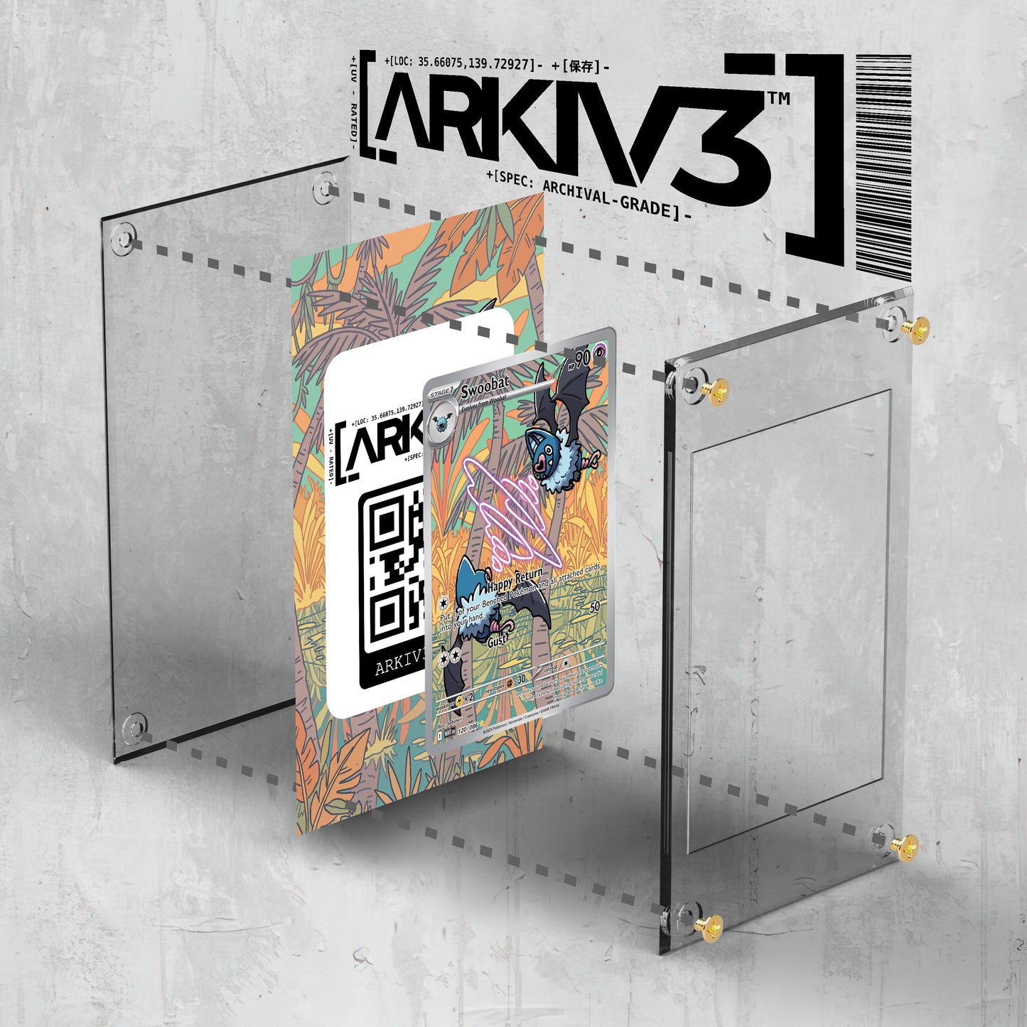 [UNIT: 120/86] // Swoobat Extended Art Display Case - Raw