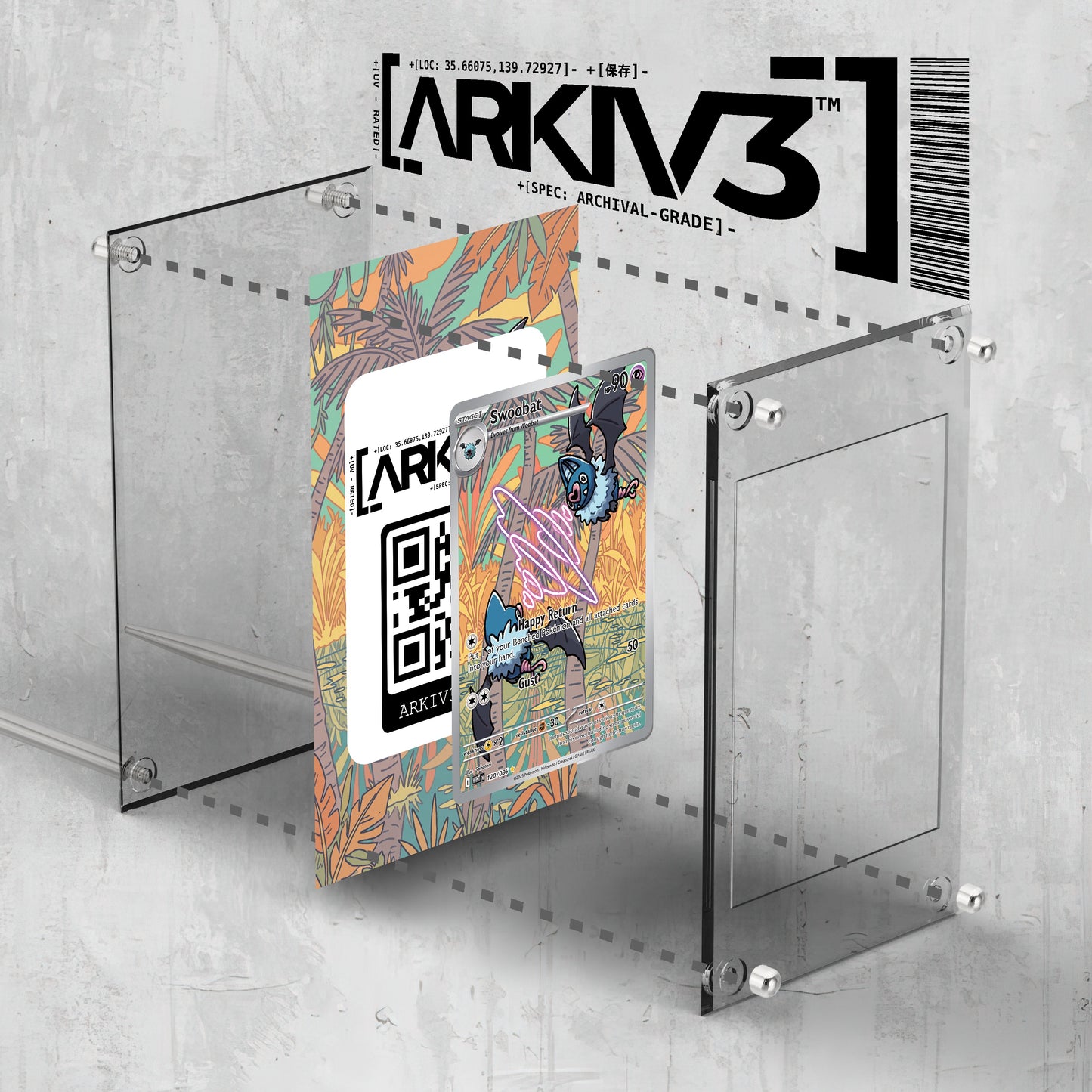 [UNIT: 120/86] // Swoobat Extended Art Display Case - Raw