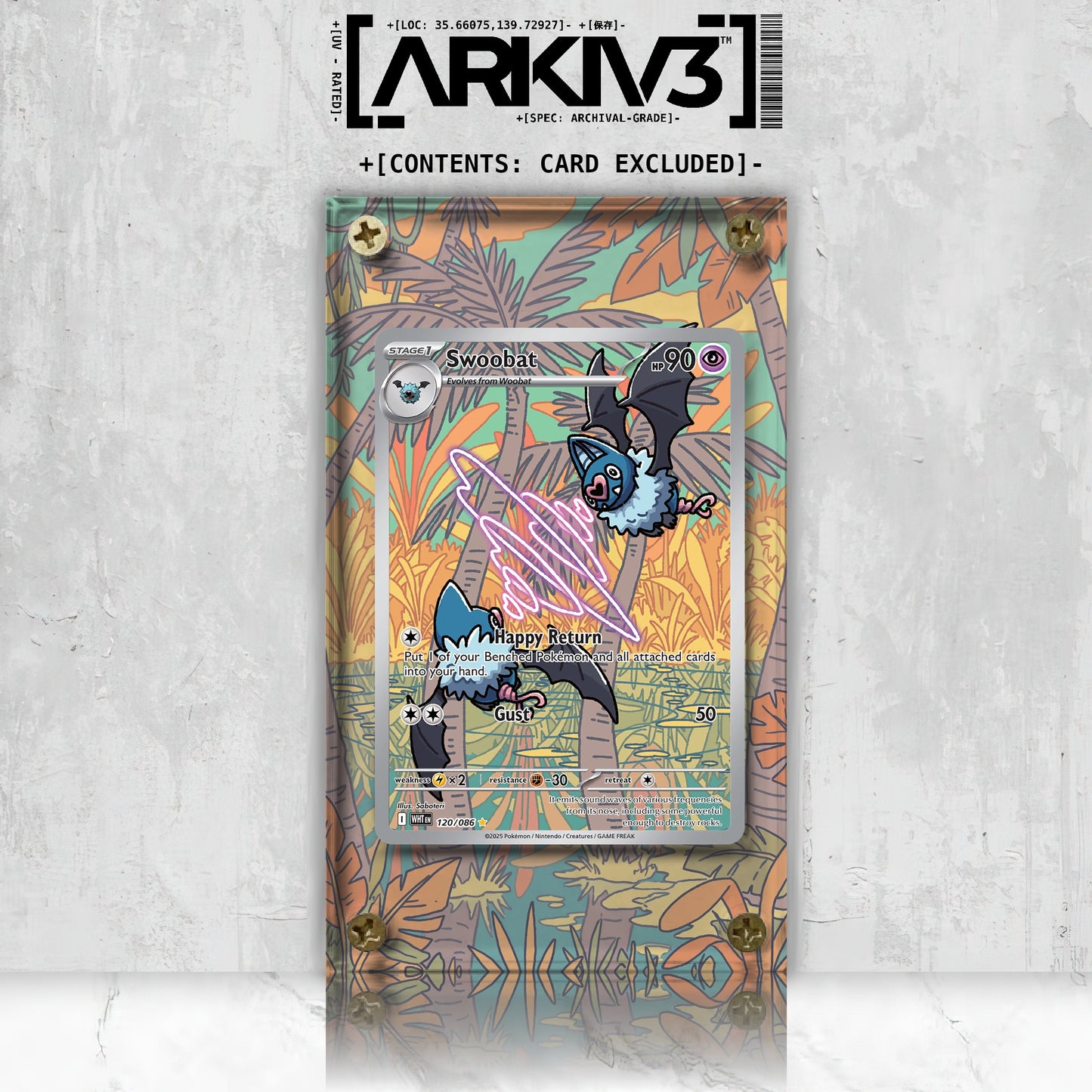 [UNIT: 120/86] // Swoobat Extended Art Display Case - Raw
