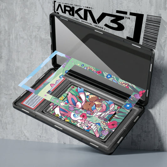 ARKIV3 PSA graded exploded mockup