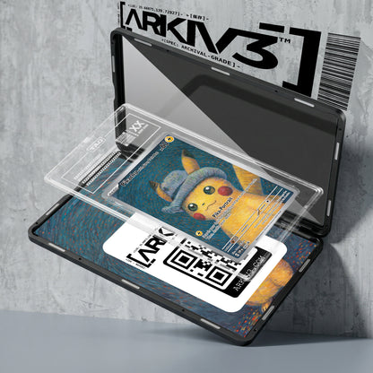 [UNIT: 085] // PSA/TAG Pikachu with Grey Felt Hat Extended Art Display Case - Graded