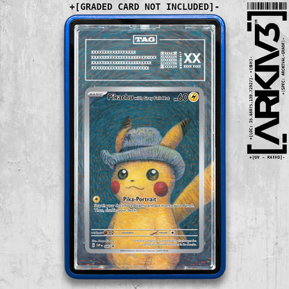 [UNIT: 085] // PSA/TAG Pikachu with Grey Felt Hat Extended Art Display Case - Graded