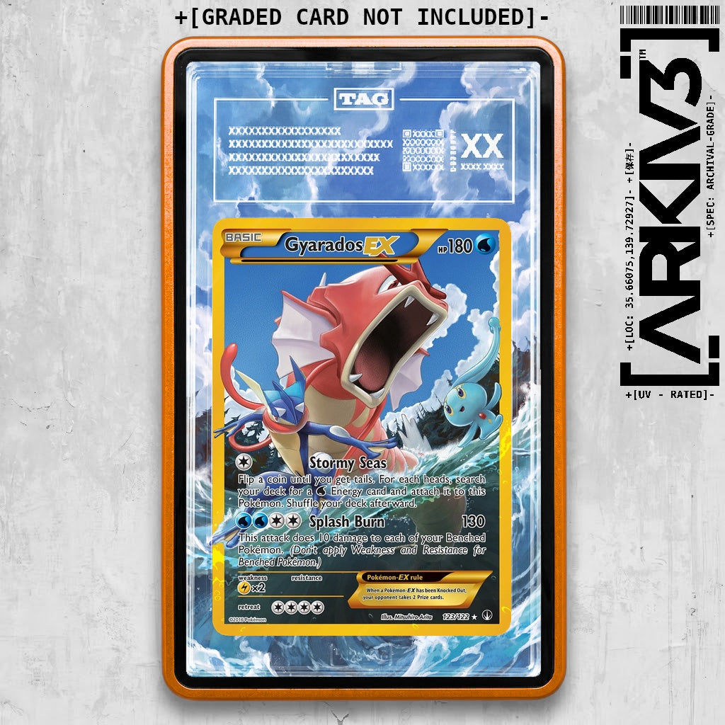 [UNIT: 123/122] // PSA/TAG Gyarados EX Extended Art Display Case - Graded