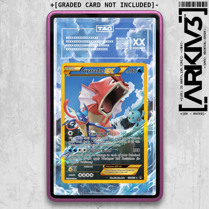 [UNIT: 123/122] // PSA/TAG Gyarados EX Extended Art Display Case - Graded
