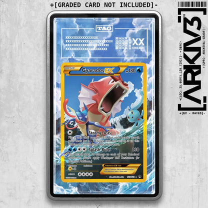[UNIT: 123/122] // PSA/TAG Gyarados EX Extended Art Display Case - Graded