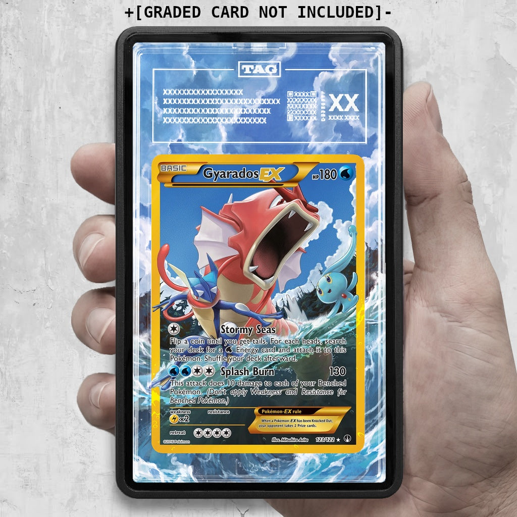 [UNIT: 123/122] // PSA/TAG Gyarados EX Extended Art Display Case - Graded
