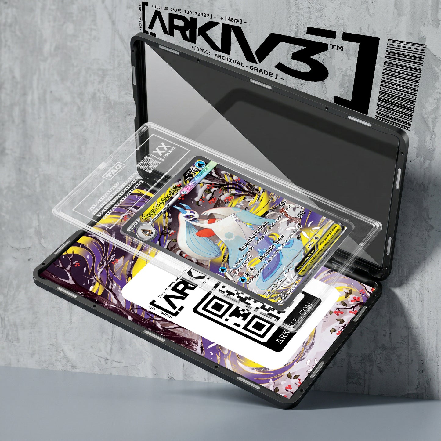 ARKIV3 TAG graded exploded mockup