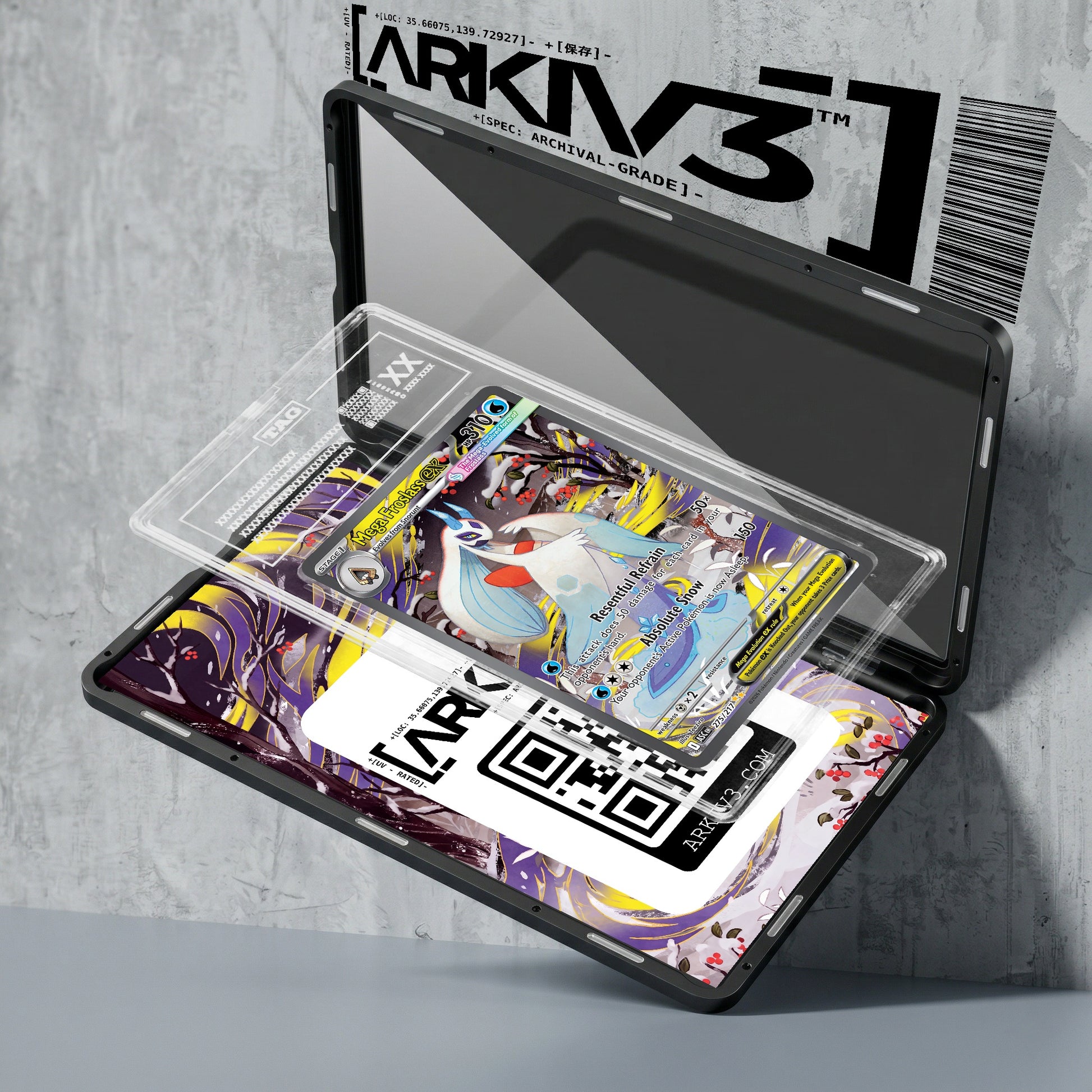 ARKIV3 TAG graded exploded mockup