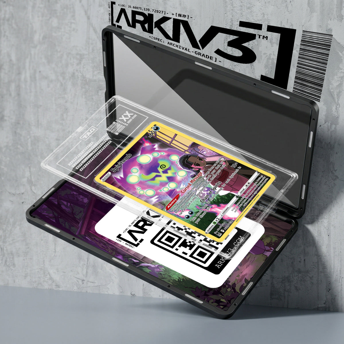 ARKIV3 TAG graded exploded mockup