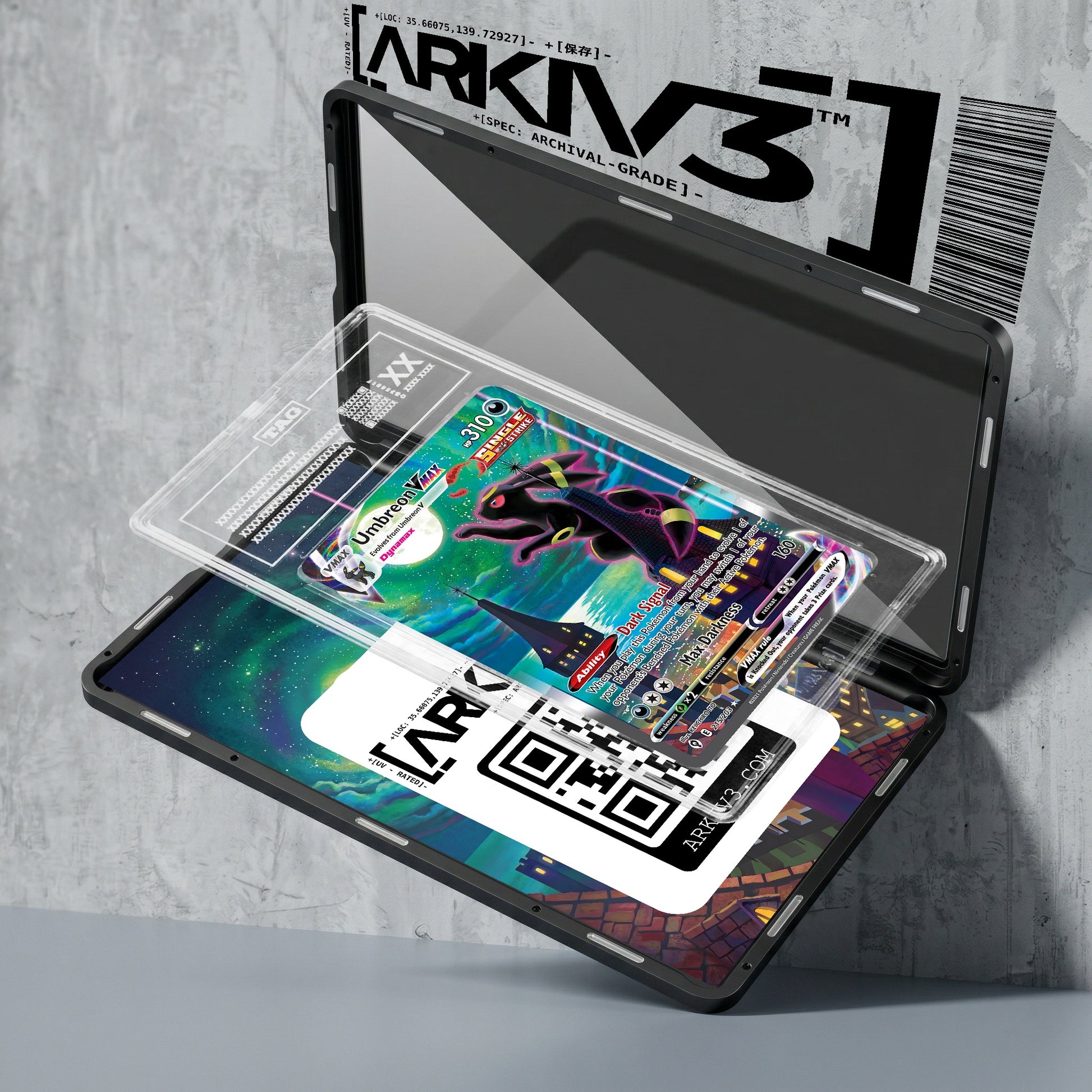 ARKIV3 TAG graded exploded mockup
