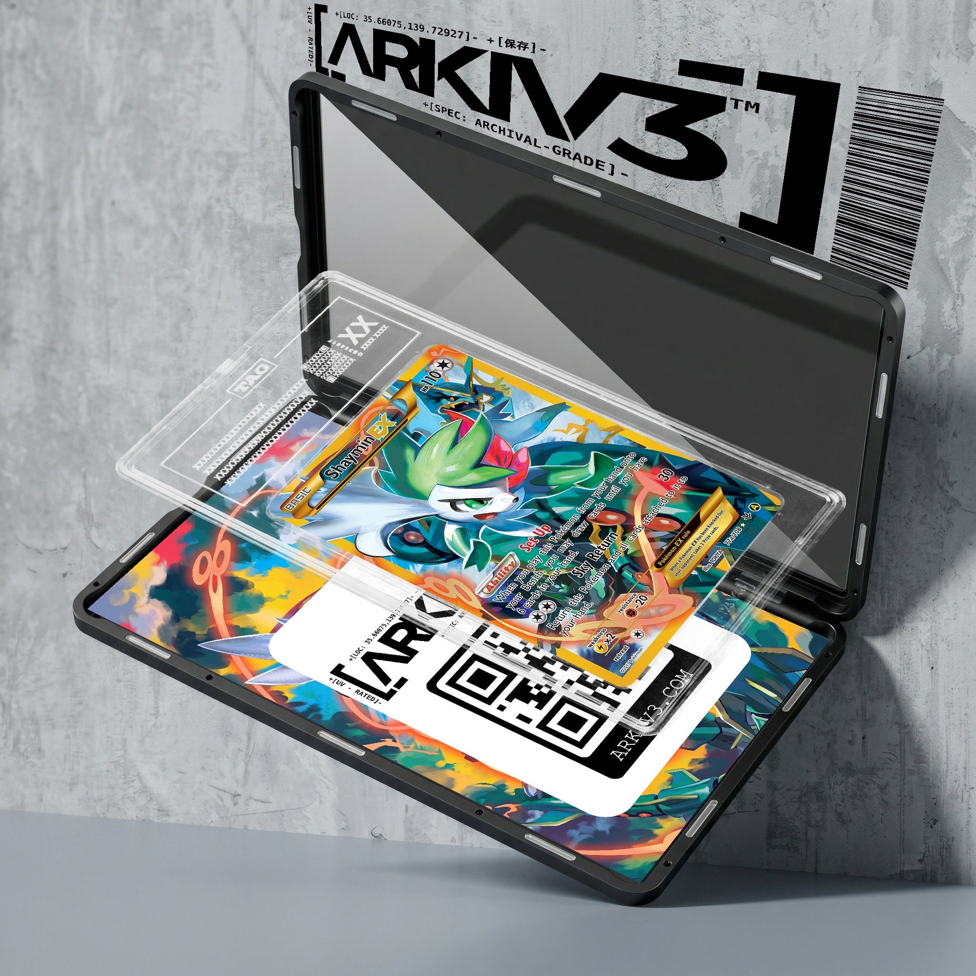 ARKIV3 TAG graded exploded mockup