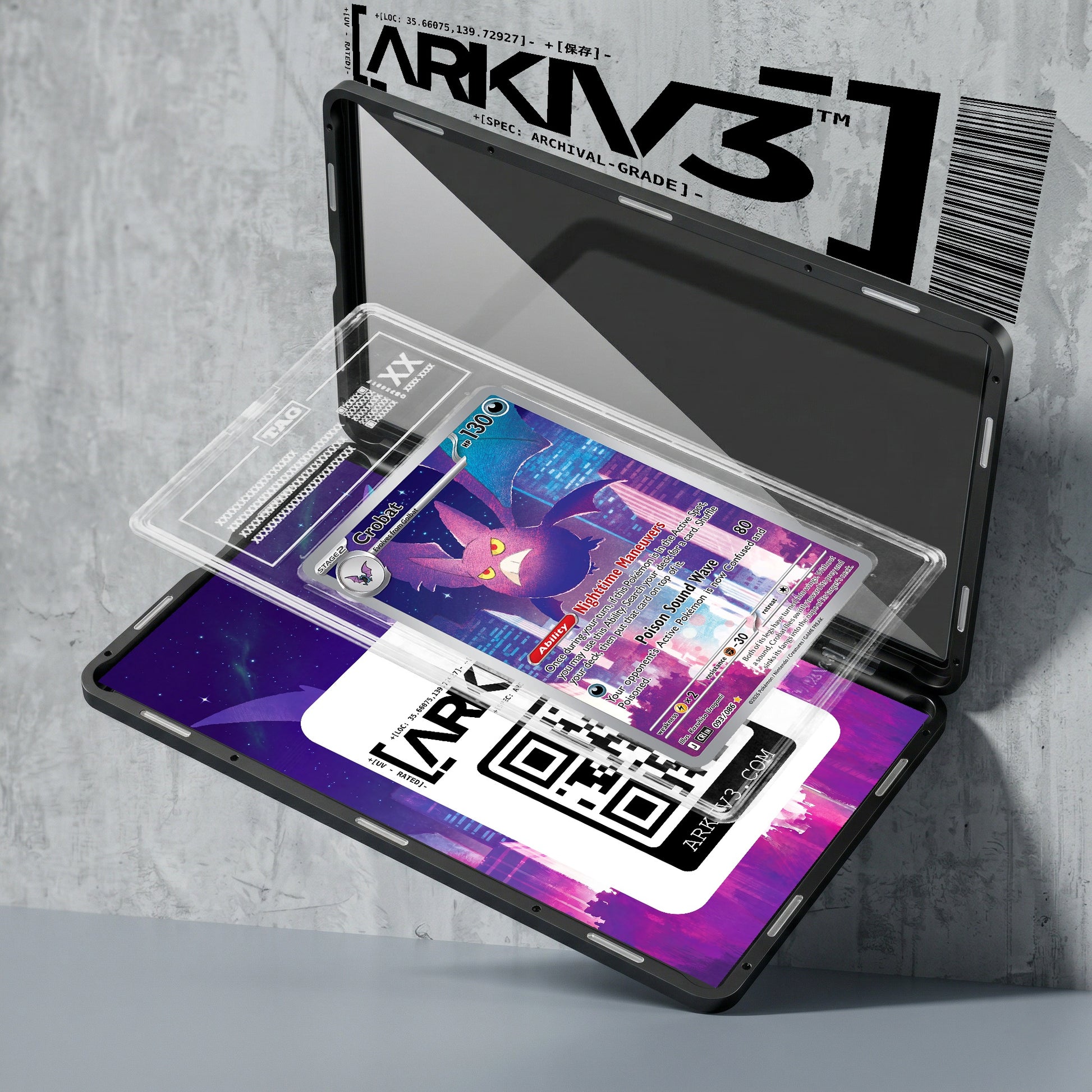 ARKIV3 TAG graded exploded mockup