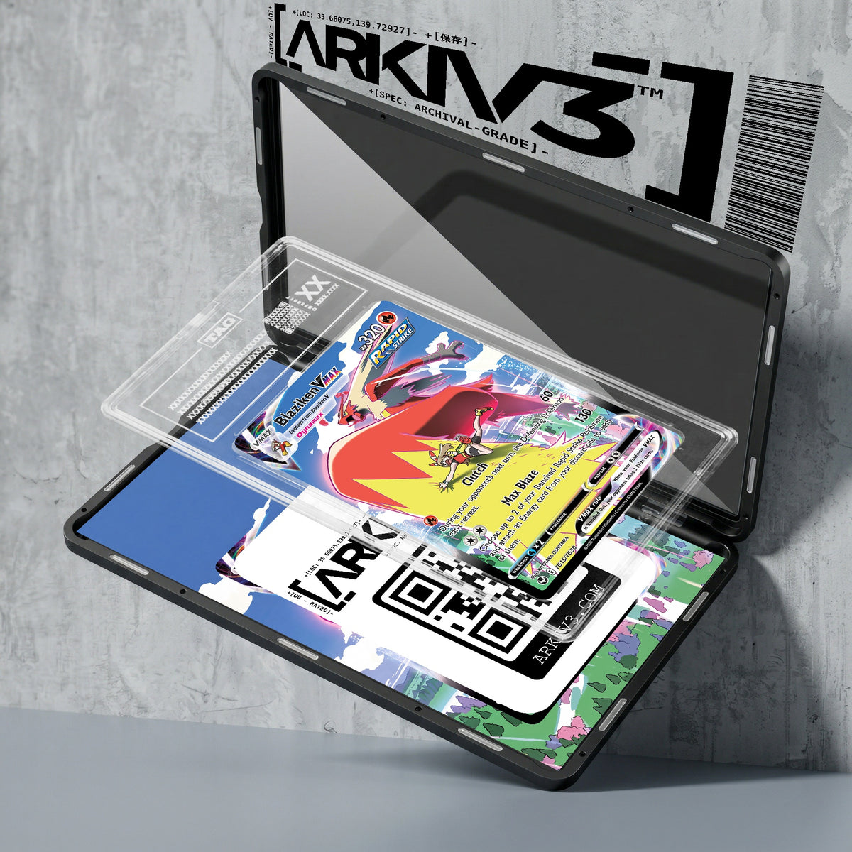 ARKIV3 TAG graded exploded mockup