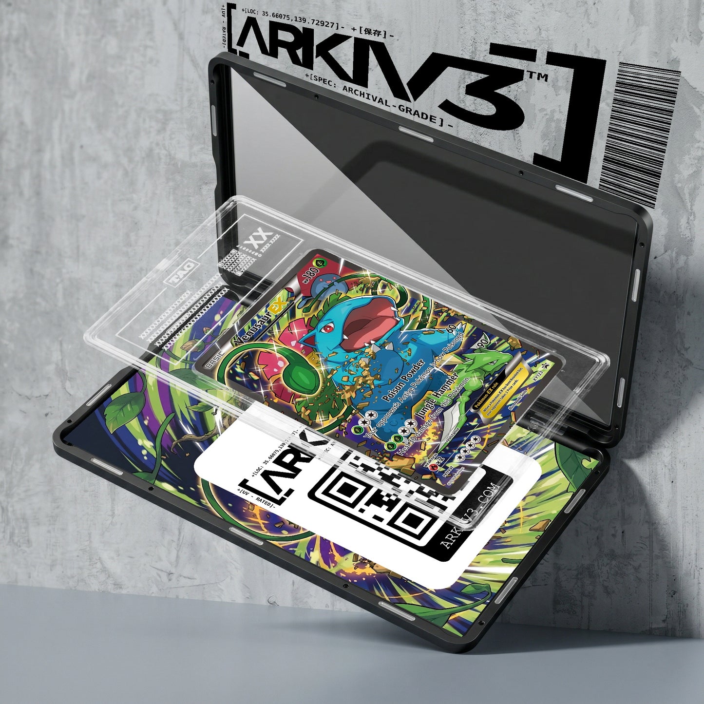 ARKIV3 TAG graded exploded mockup