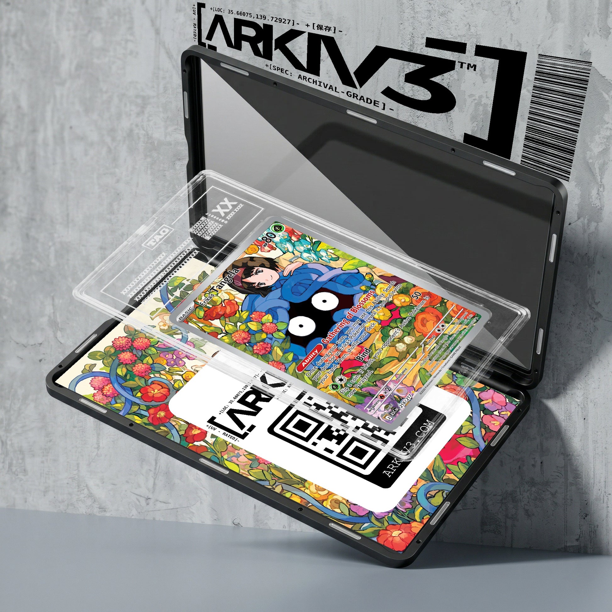ARKIV3 TAG graded exploded mockup