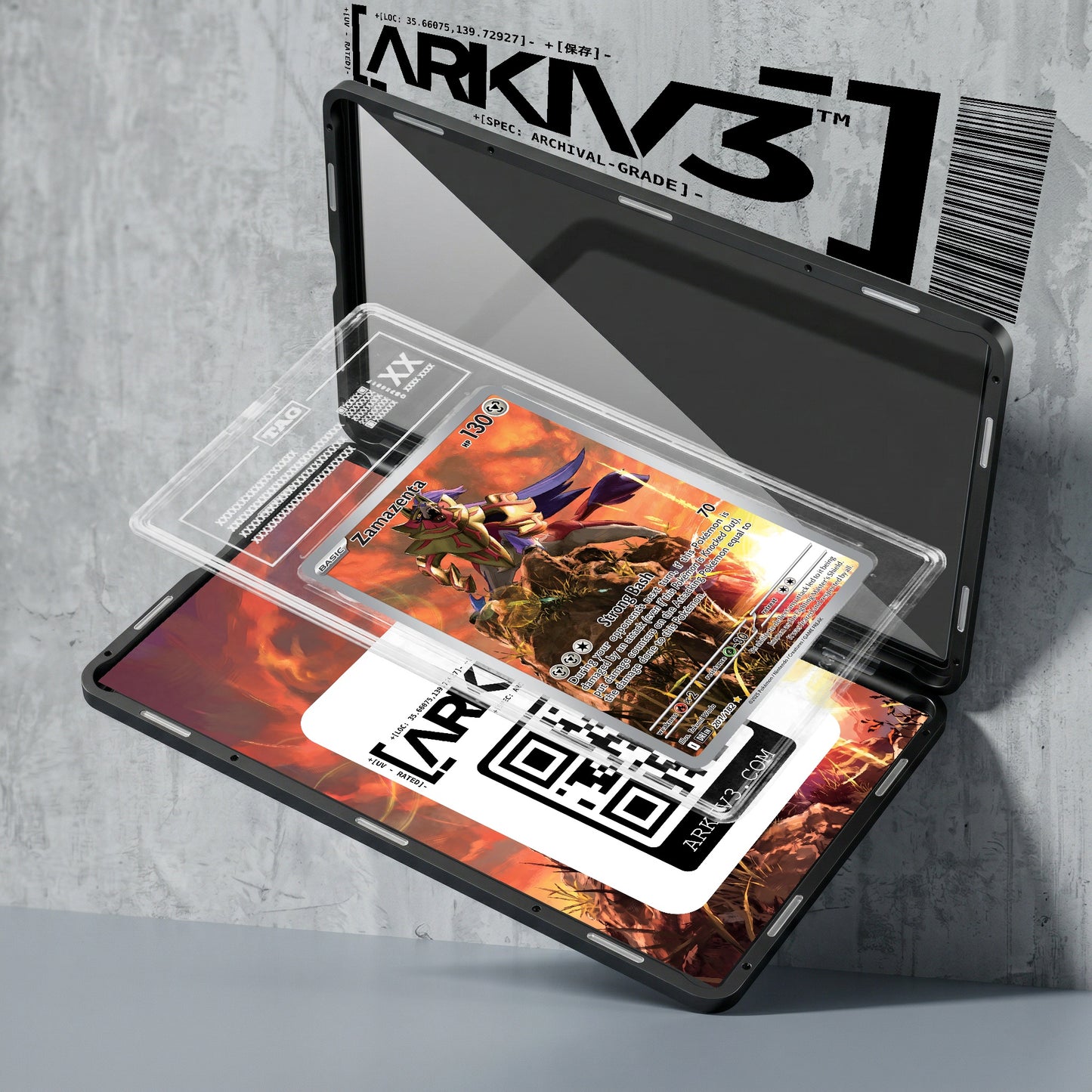 ARKIV3 TAG graded exploded mockup
