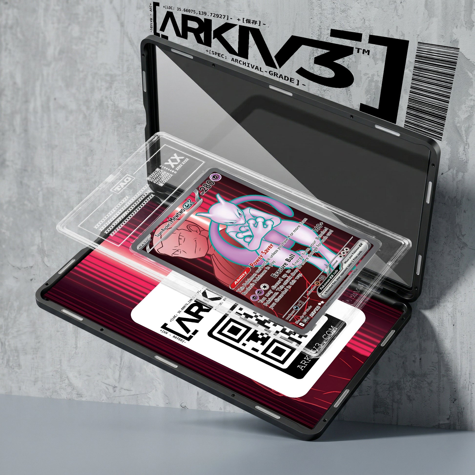 ARKIV3 TAG graded exploded mockup