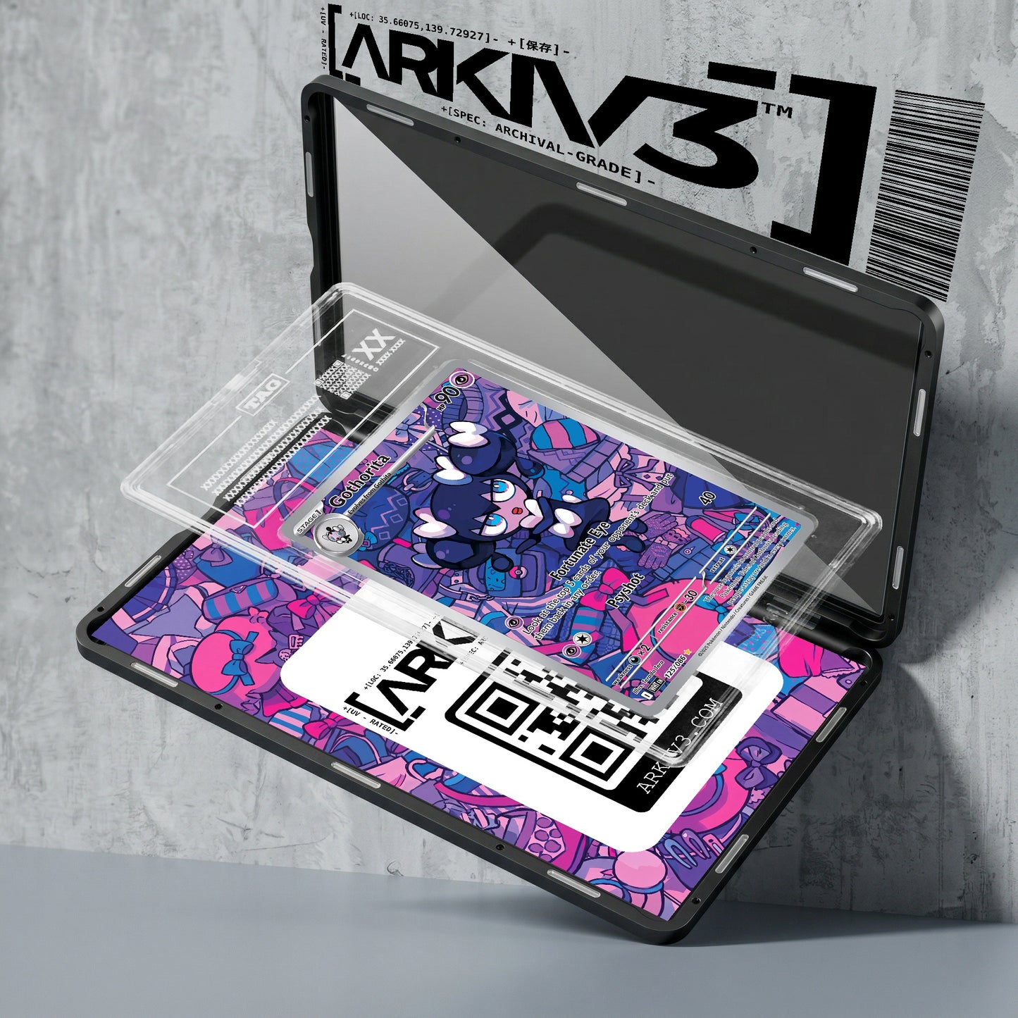 ARKIV3 TAG graded exploded mockup