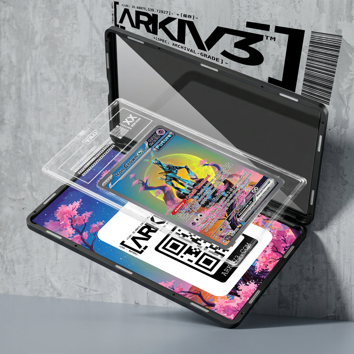 ARKIV3 TAG graded exploded mockup