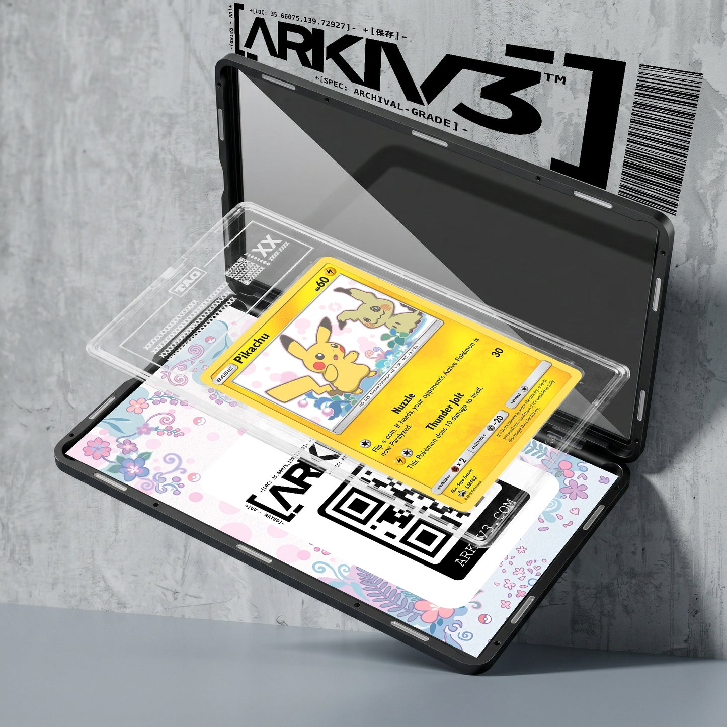 ARKIV3 TAG graded exploded mockup