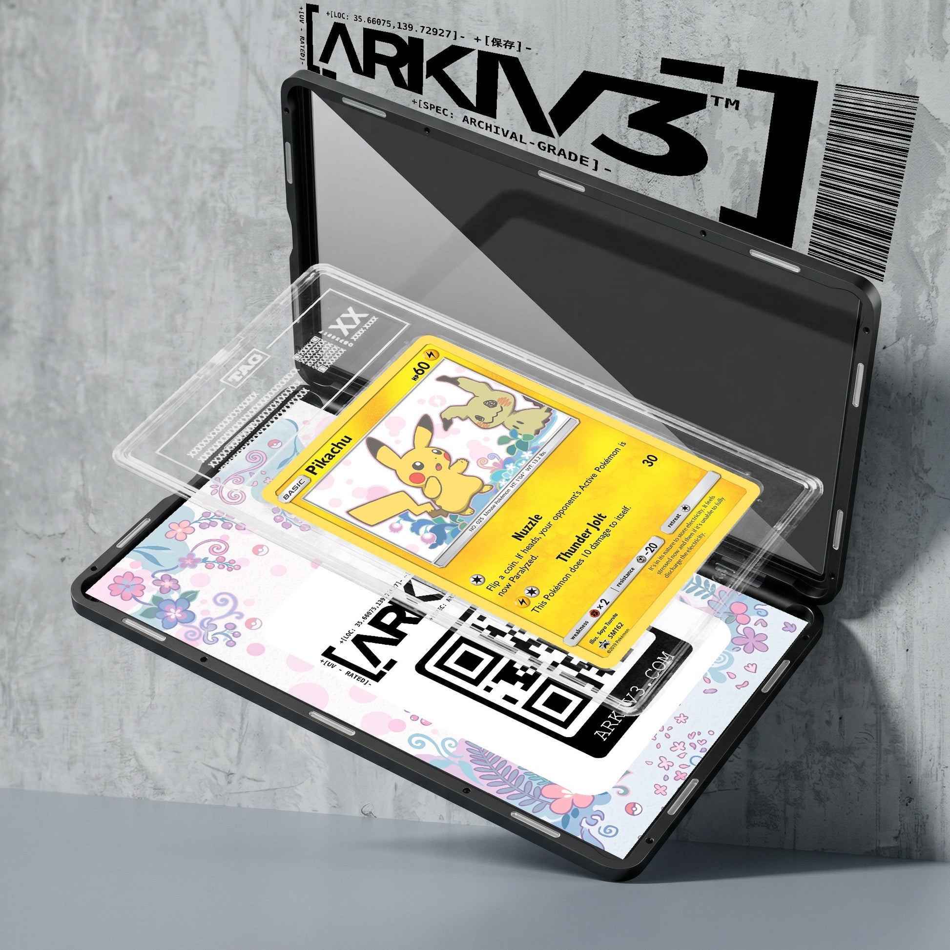 ARKIV3 TAG graded exploded mockup