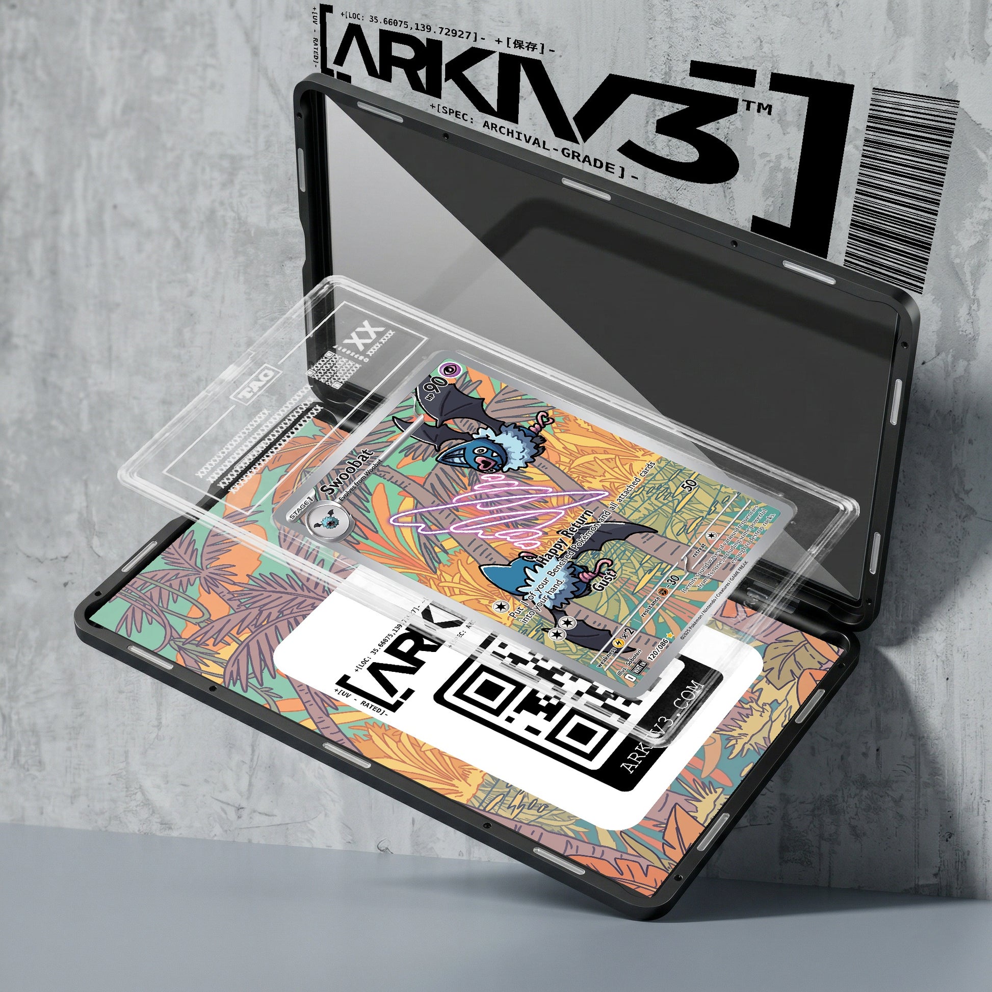 ARKIV3 TAG graded exploded mockup