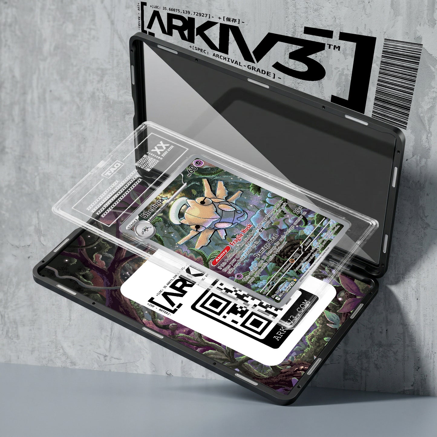 ARKIV3 TAG graded exploded mockup