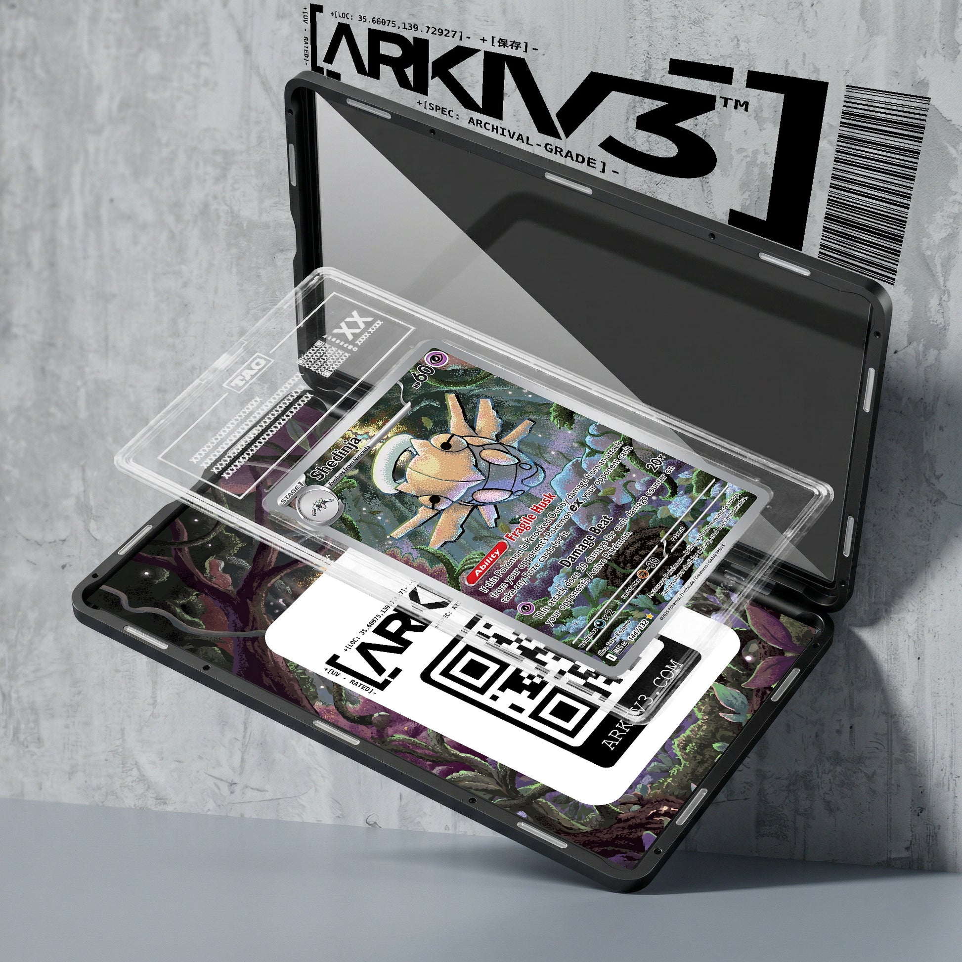 ARKIV3 TAG graded exploded mockup
