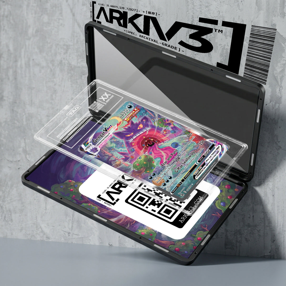 ARKIV3 TAG graded exploded mockup